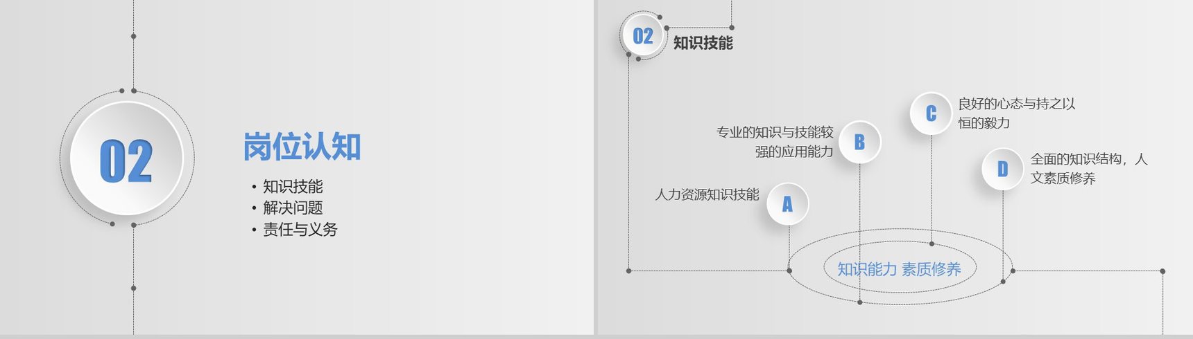 清新简约个性个人竞聘简历报告PPT模板-5