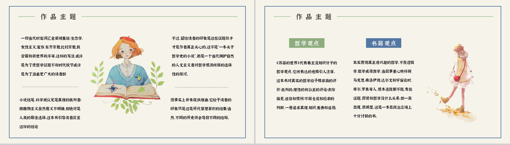《苏菲的世界》乔斯坦贾德所著长篇小说介绍人物形象分析课件PPT模板-4