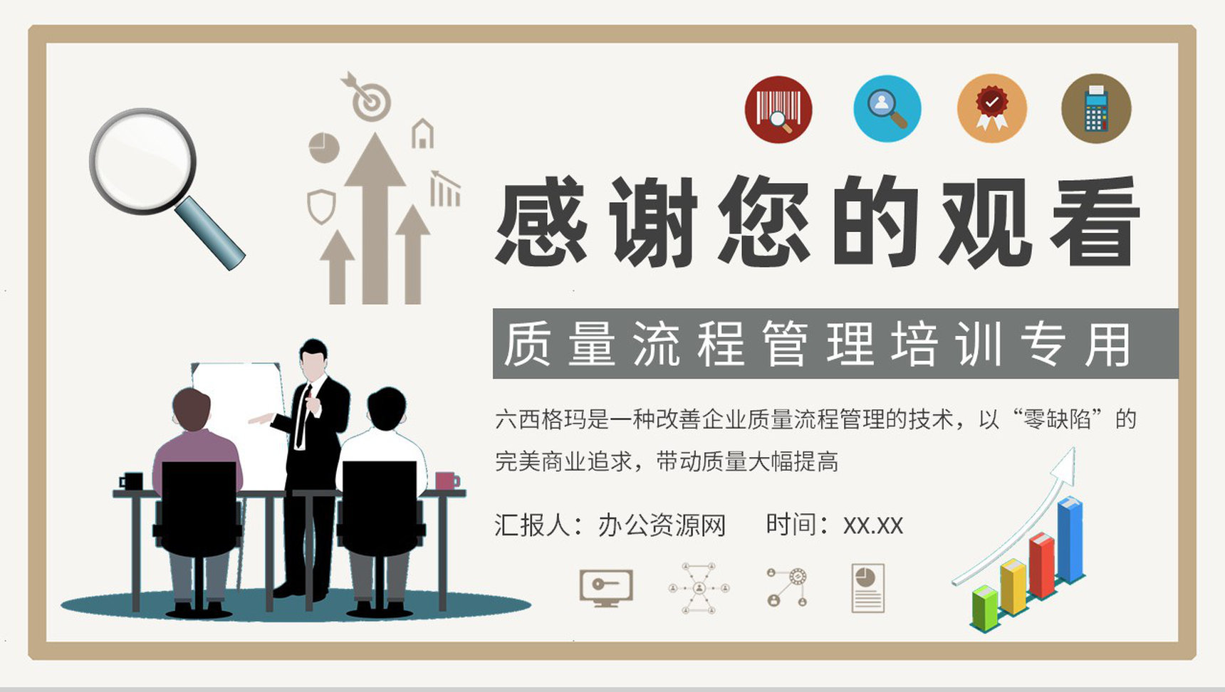企业质量流程管理培训六西格玛项目管理方案汇报PPT模板-9
