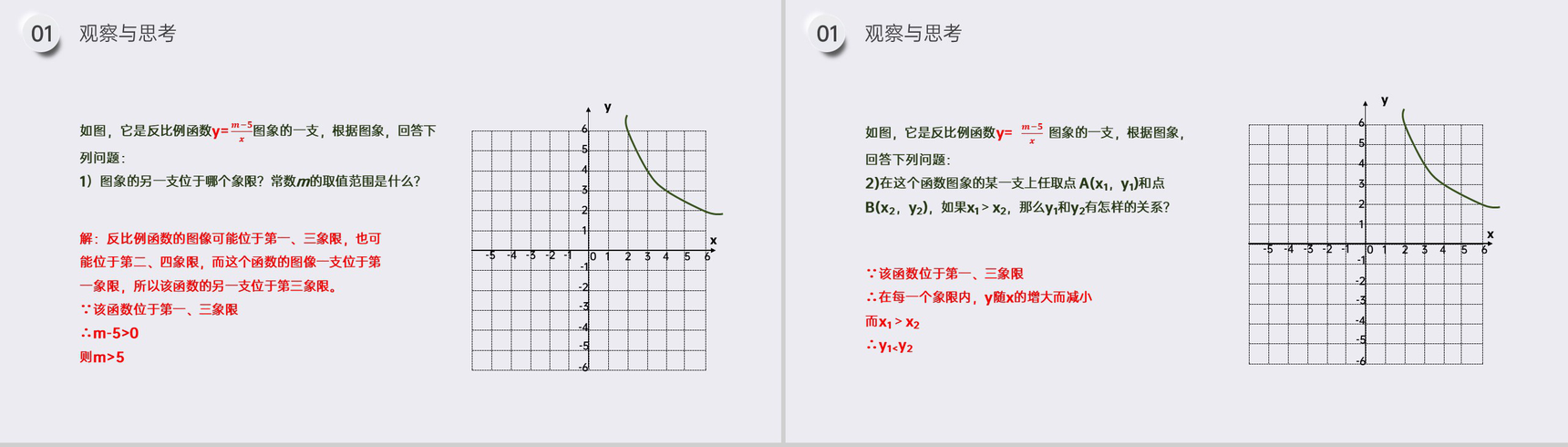 《反比例函数的图像和性质》九年级初三数学下册PPT课件(第26.1.3课时)-5