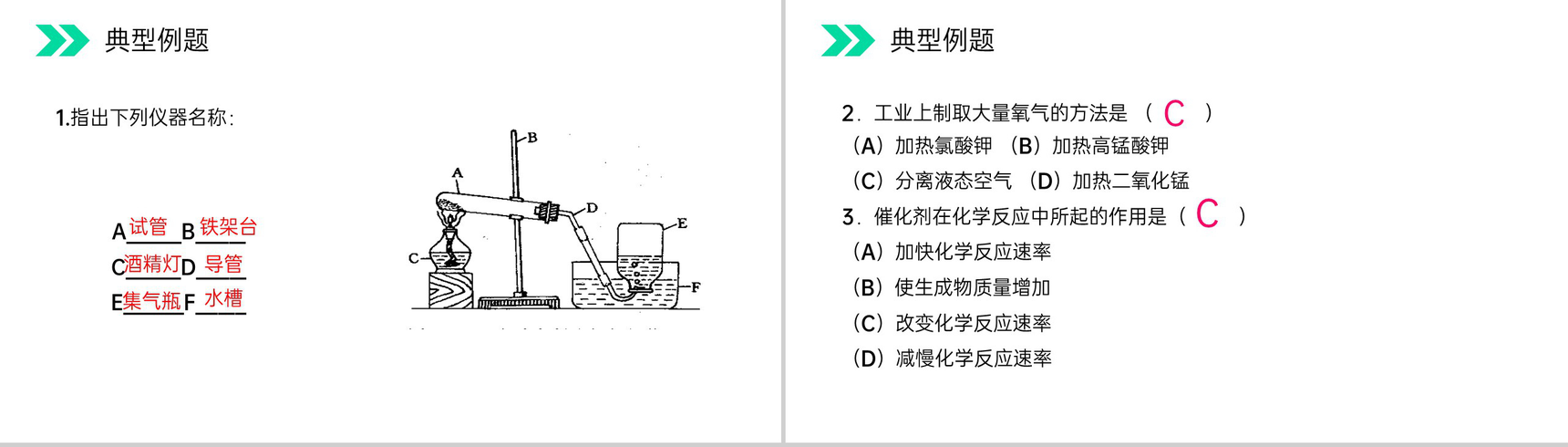 《制取氧气》人教版初中化学九年级初三上册PPT课件(第2.3课时)-13