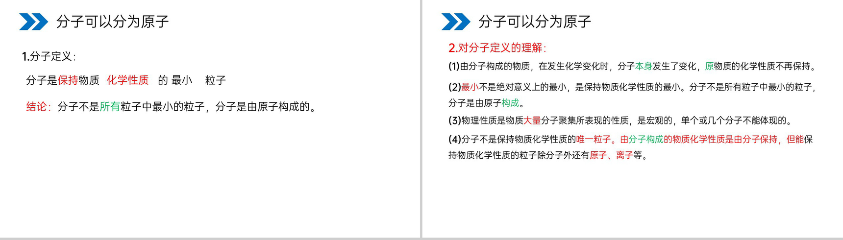 《分子和原子》人教版初中化学九年级初三上册PPT课件(第3.1课时)-10