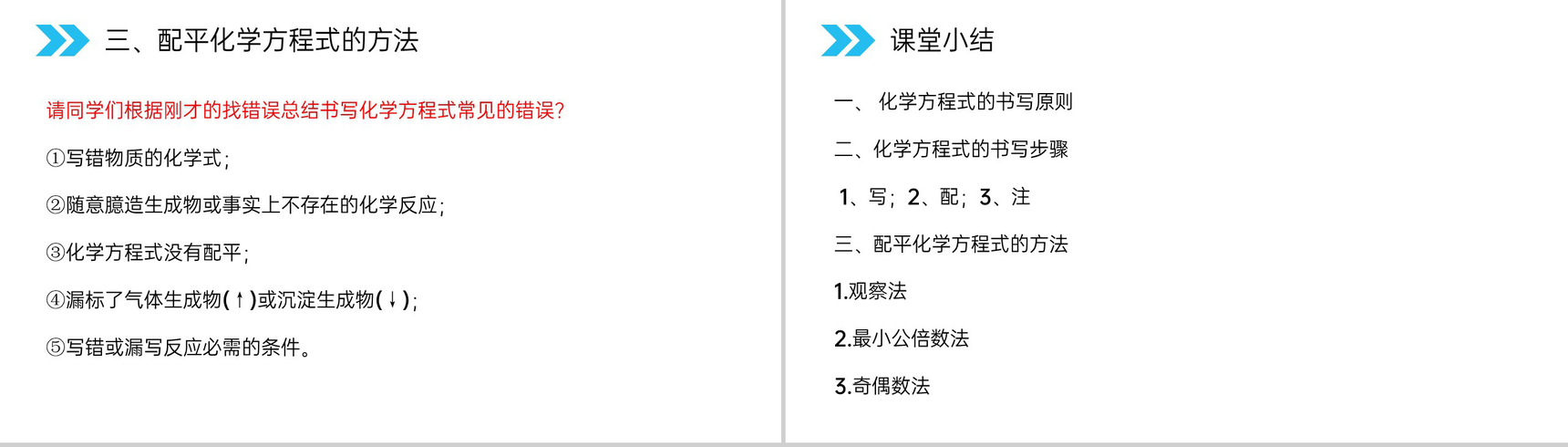 《如何正确的书写化学方程式》人教版初中化学九年级初三上册PPT课件(第5.2课时)-10