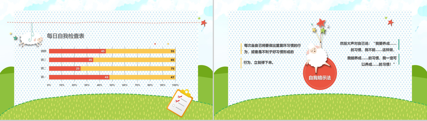 习惯力量向上吧少年主题班会PPT模板-10