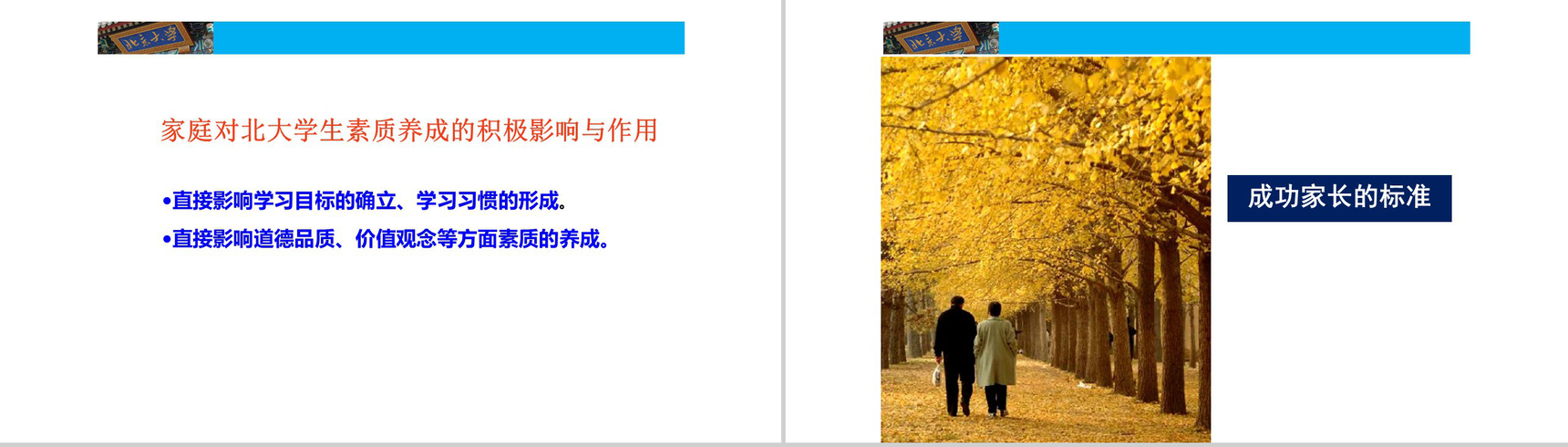北大学生的成功与家庭教育的关系课程家庭教育PPT模板-10
