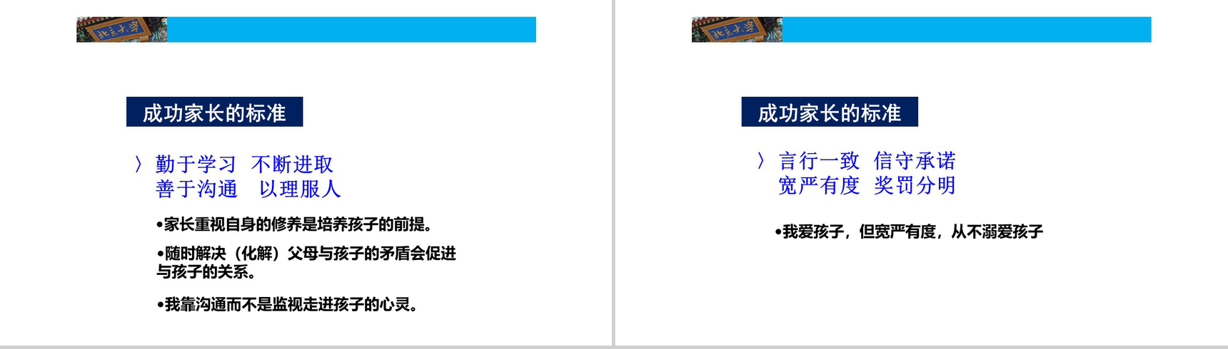 北大学生的成功与家庭教育的关系课程家庭教育PPT模板-12