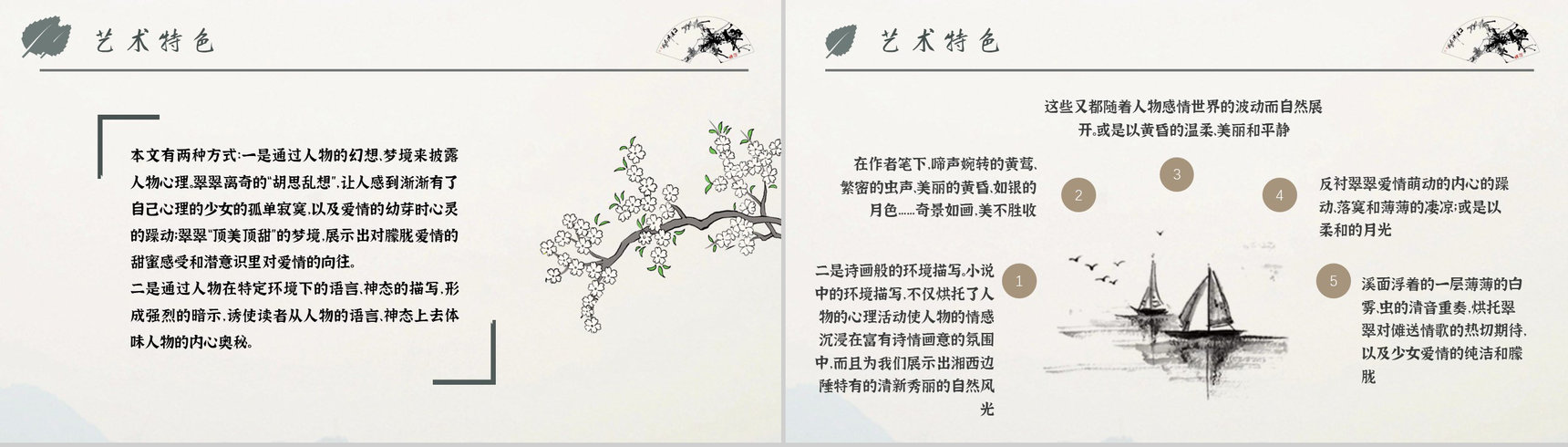 中学必读名著导读沈从文《边城》人物逻辑梳理PPT模板-5