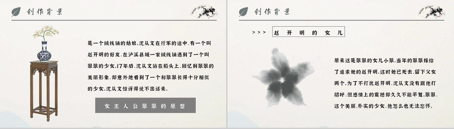 中学必读名著导读沈从文《边城》人物逻辑梳理PPT模板-8