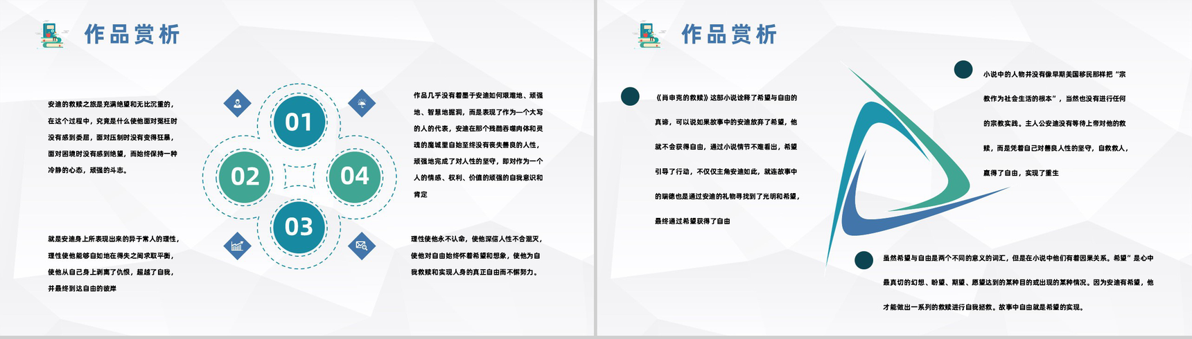 经典世界名著肖申克的救赎斯蒂芬金小说作品赏析课件PPT模板-7