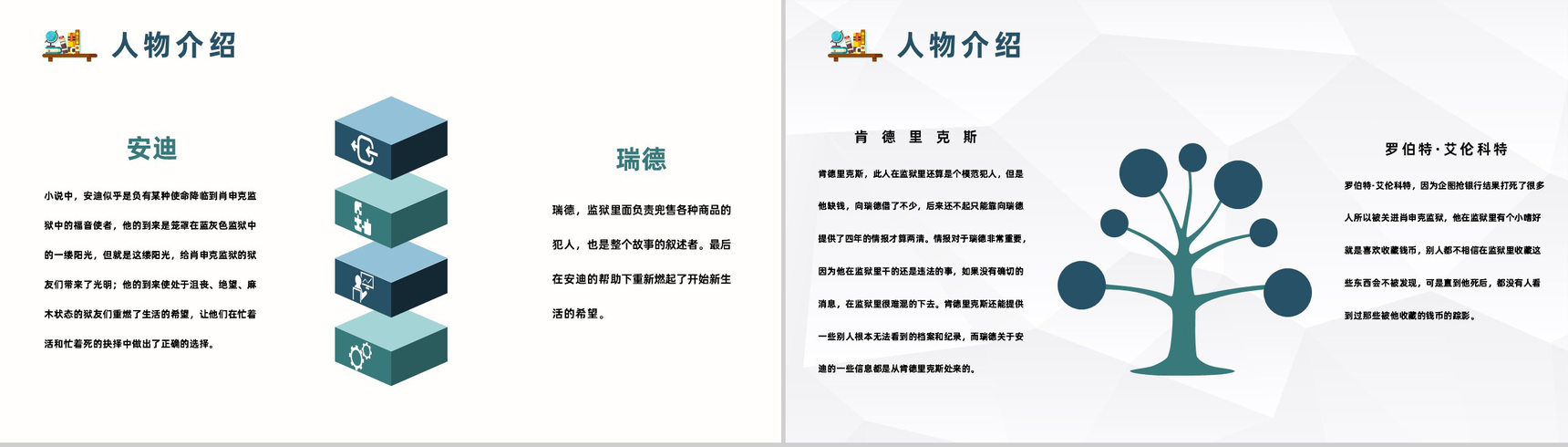 世界名著推荐肖申克的救赎斯蒂芬金经典名著个人读书分享会感悟与收获PPT模板-5