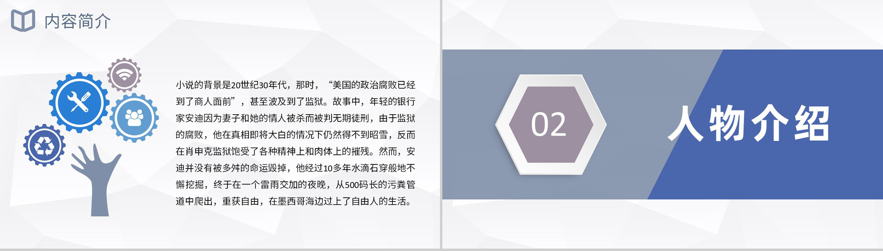中外经典世界名著肖申克的救赎斯蒂芬金作品鉴赏分析PPT模板-4