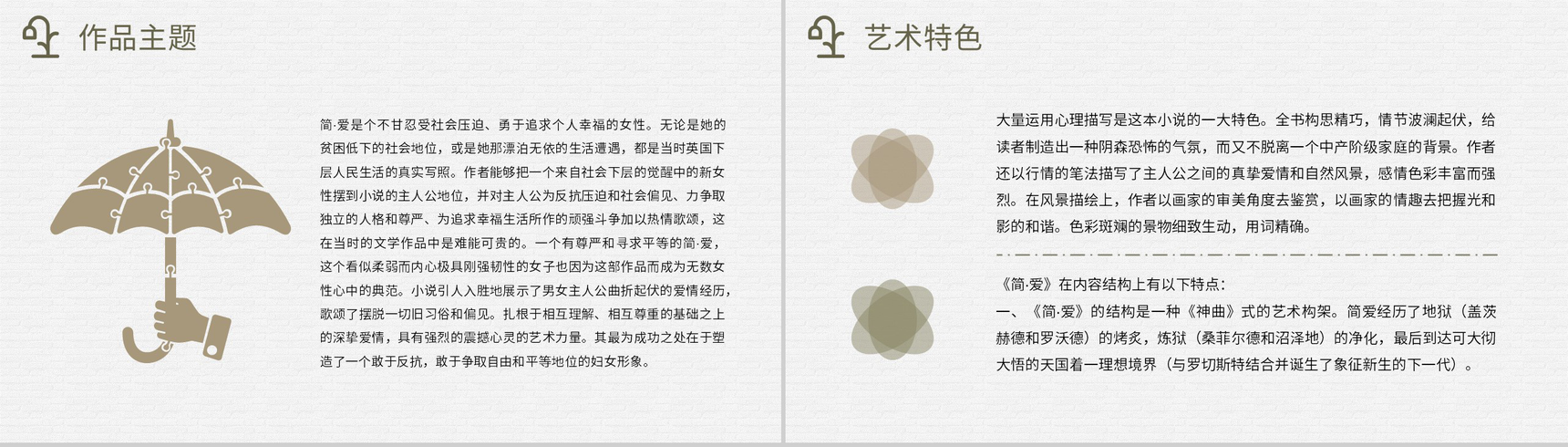 外国经典名著导读之夏洛蒂勃朗特简爱文学作品故事背景知识梳理PPT模板-7
