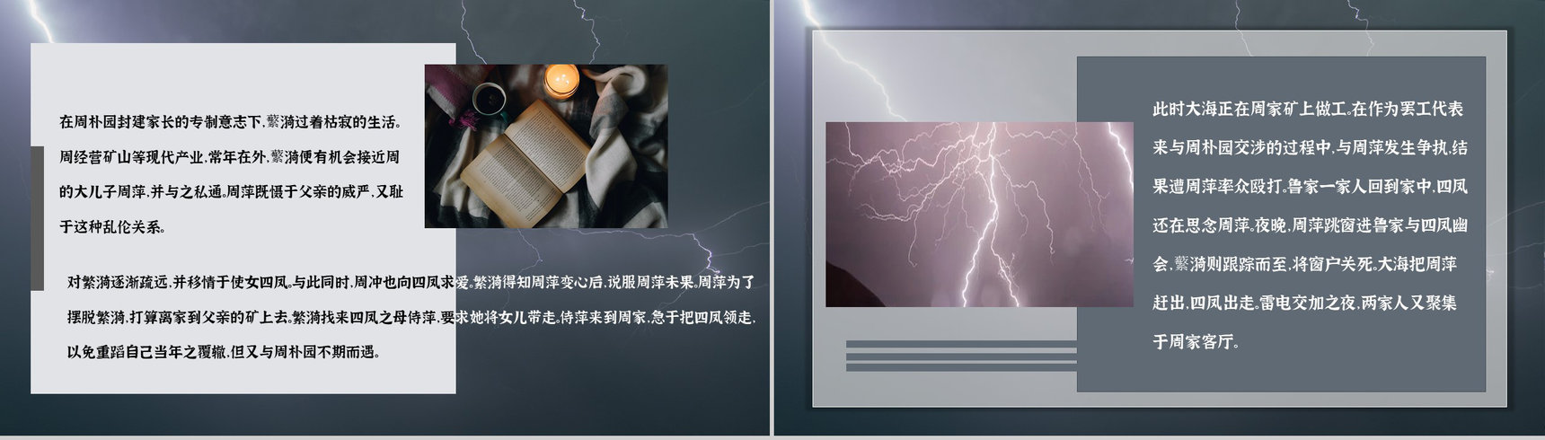 话剧曹禺《雷雨》人物关系解析PPT模板-3