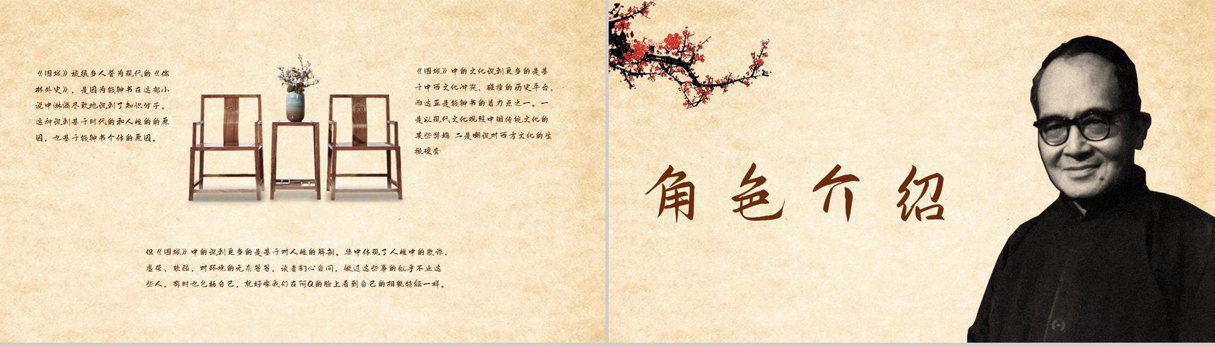 教学教育学生书籍阅读之钱钟书《围城》好词好句摘抄及赏析PPT模板-3