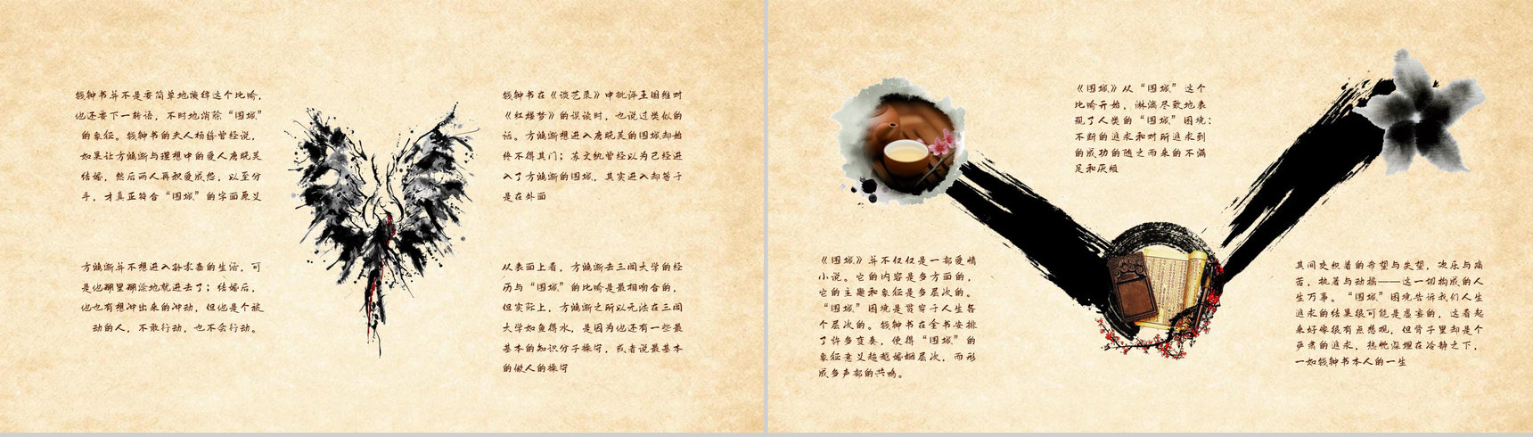 教学教育学生书籍阅读之钱钟书《围城》好词好句摘抄及赏析PPT模板-10