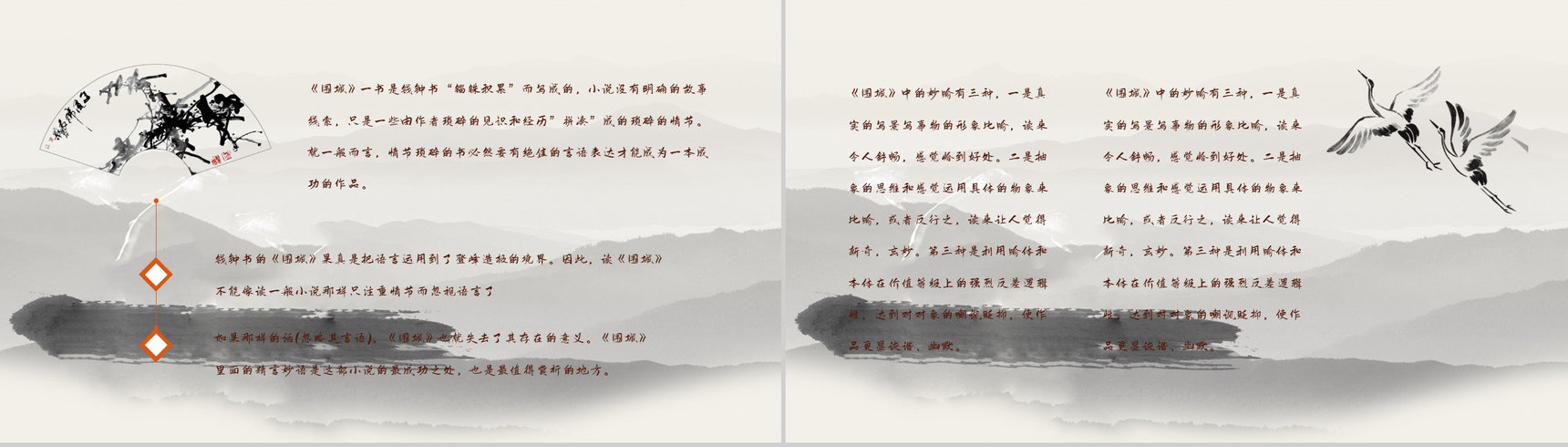 中学生必读文学名著之钱钟书《围城》读书心得体会交流分享PPT模板-6