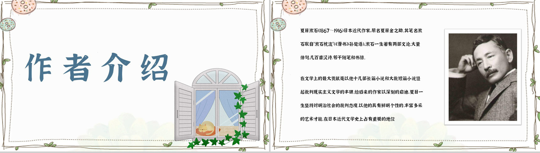 读书笔记之夏目漱石《我是猫》长篇小说艺术特色分析知识点梳理PPT模板-10