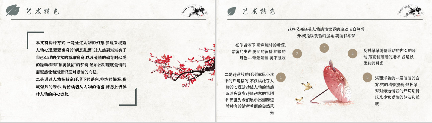 心得体会沈从文《边城》教育培训作者内容简介PPT模板-3