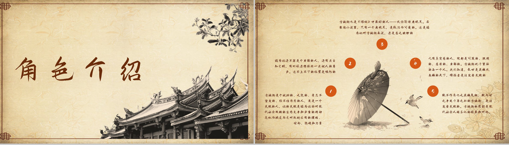 中国文学家钱钟书代表作《围城》长篇小说导读经典文学片段赏析PPT模板-5
