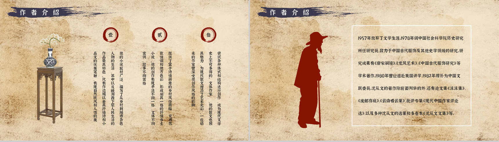 沈从文所著《湘行散记》散文赏析课件教育教师备课通用PPT模板-6