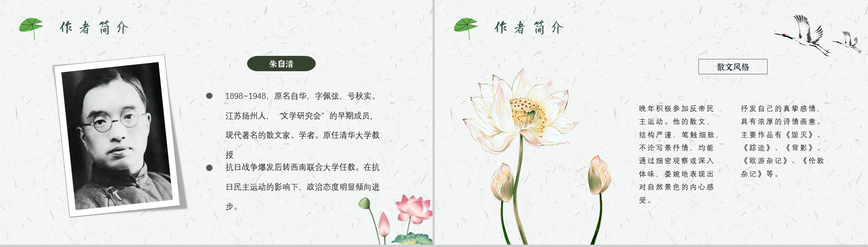 中学必读名著导读朱自清《匆匆》人物分析PPT模板-9