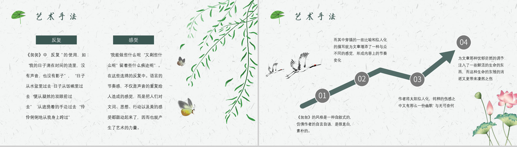 朱自清《匆匆》作品简介名著导读教师备课PPT模板-6