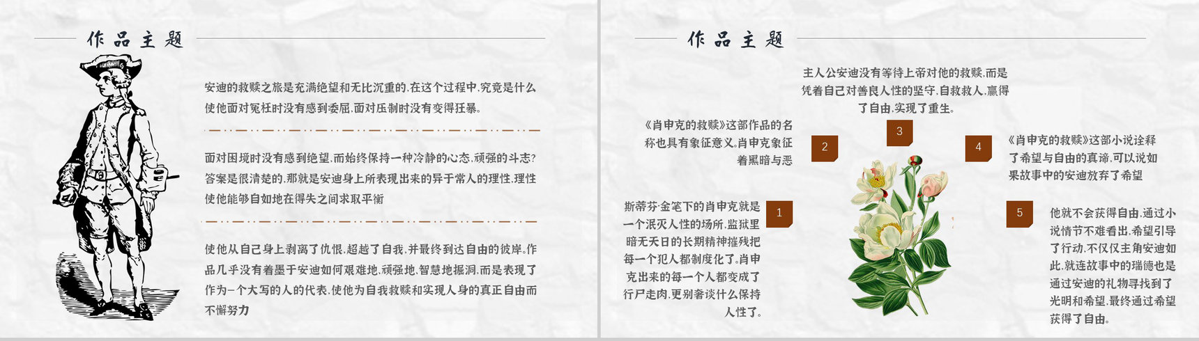 《肖申克的救赎》内容作者简介斯蒂芬金读书分享名著逻辑梳理PPT模板-7