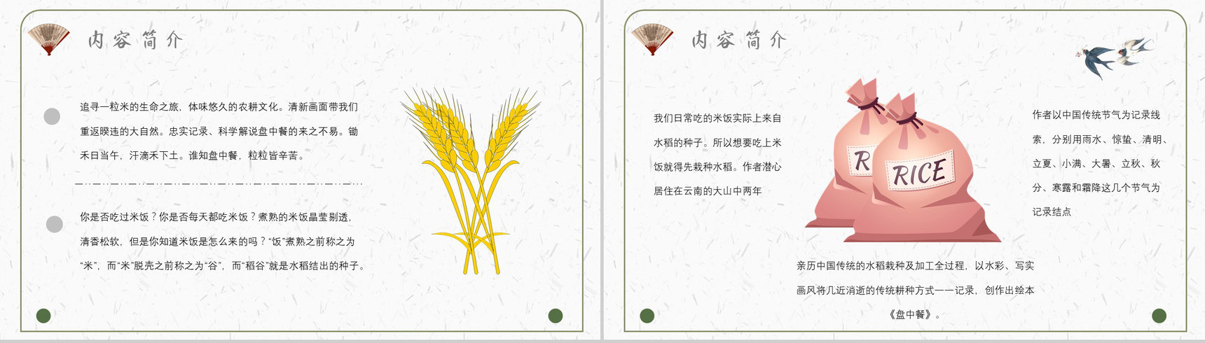 教师备课《盘中餐》内容简介名著导读PPT模板-6