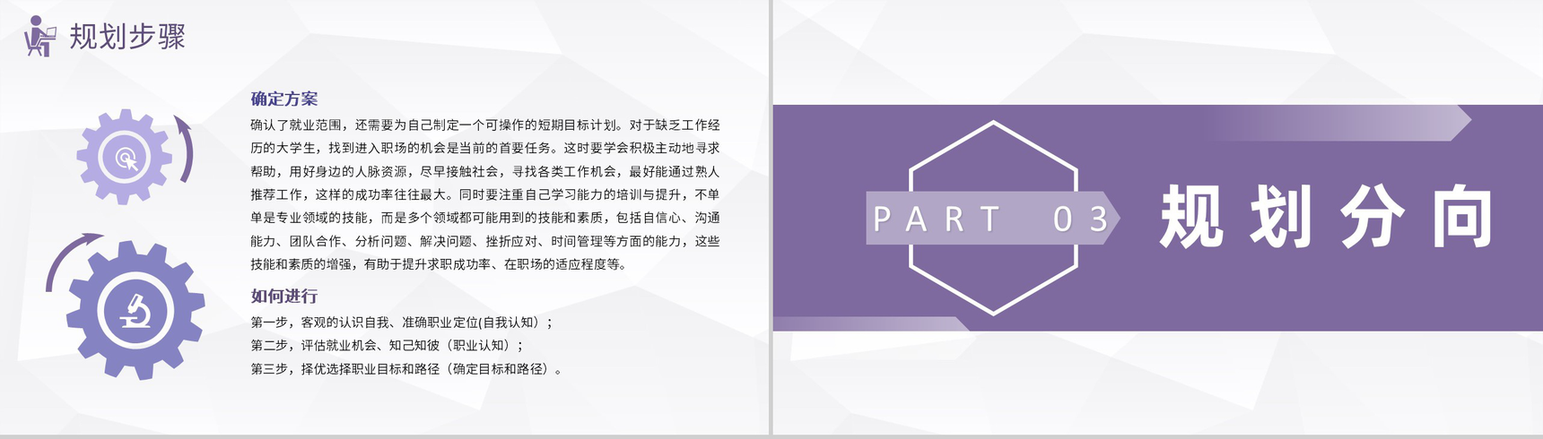 实用简约大学生职业定位职业生涯规划设计培训PPT模板-6