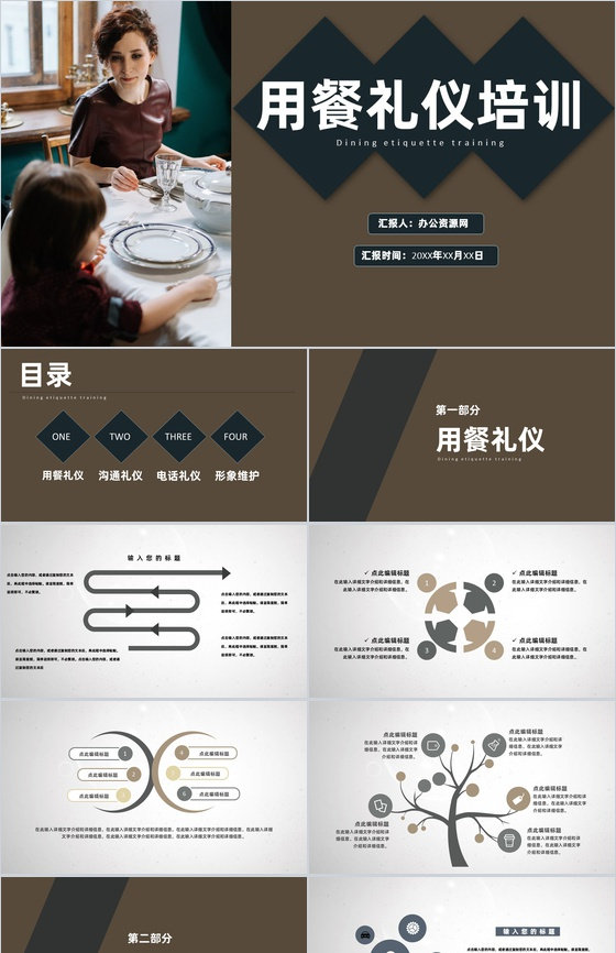 中餐西餐吃饭用餐时生活基础知识社交礼仪培