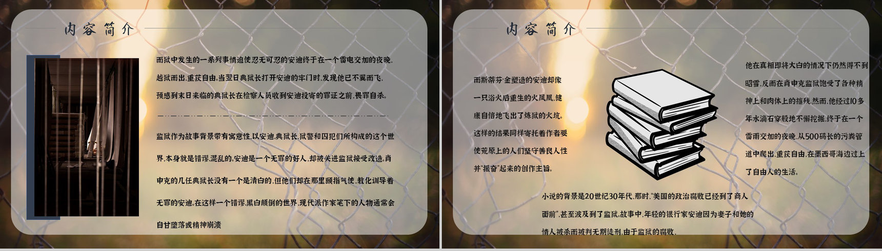 教育培训斯蒂芬金《肖申克的救赎》作者简介心得体会PPT模板-5