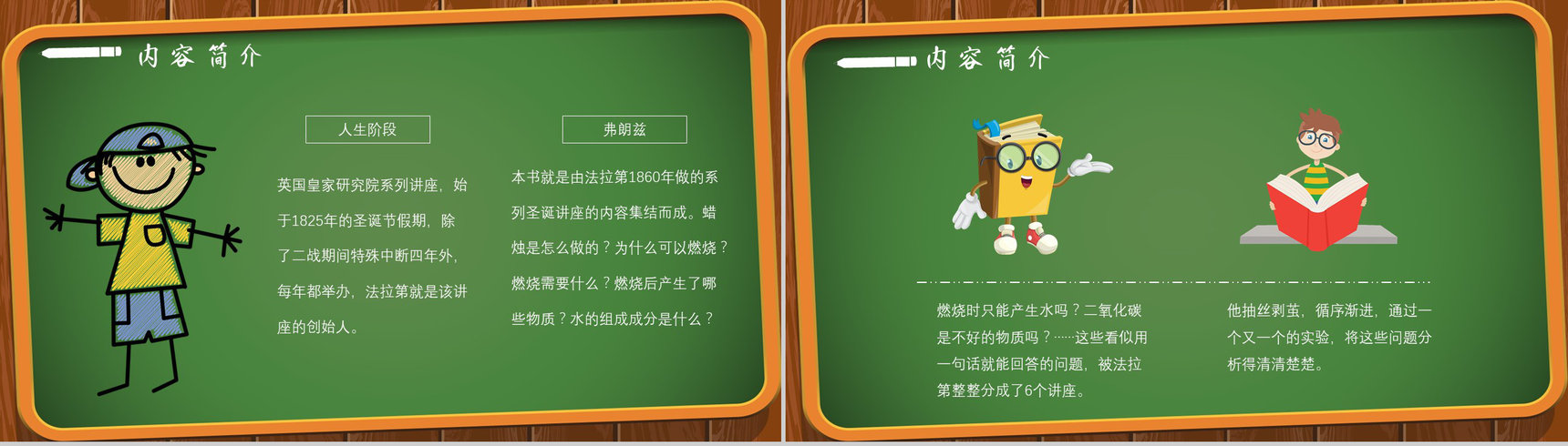 读书分享法拉第《蜡烛的故事》内容简介名著导读PPT模板-5