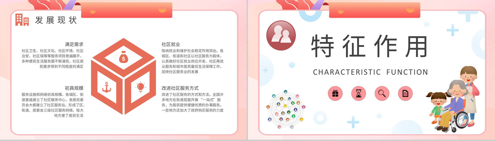 社区服务内容课程培训总结老年社区服务工作汇报PPT模板-4