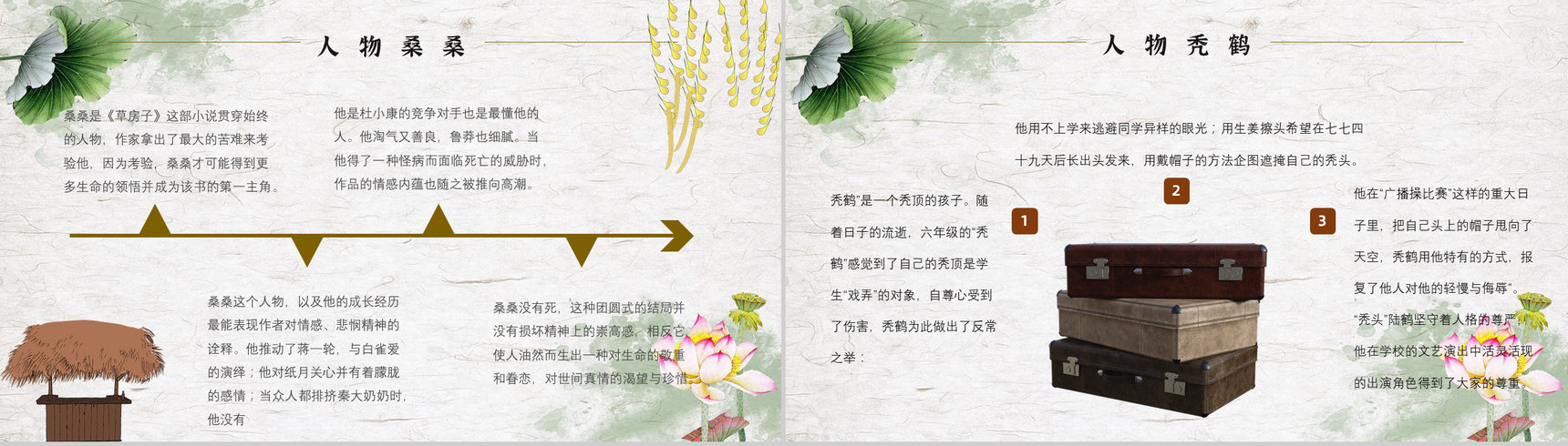 教师备课《草房子》艺术特色名著知识点梳理PPT模板-5