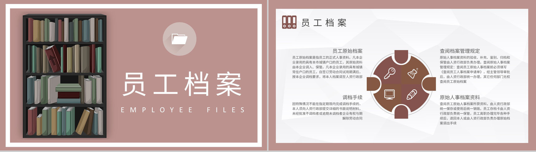 公司员工合同档案管理制度细则内容培训学习心得PPT模板-7