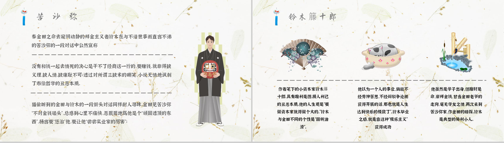 《我是猫》作品简介名著知识点梳理教师备课PPT模板-3