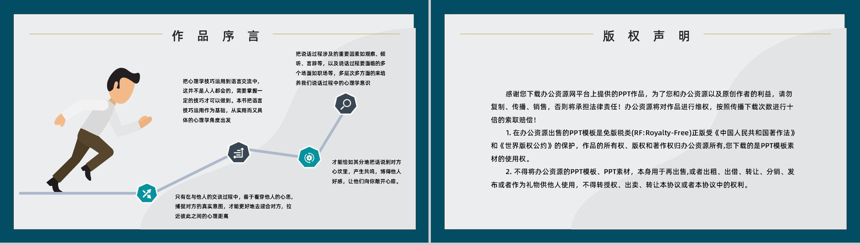 图书阅读之鸿图《说话心理学》书籍阅读心得体会交流分享会PPT模板-8