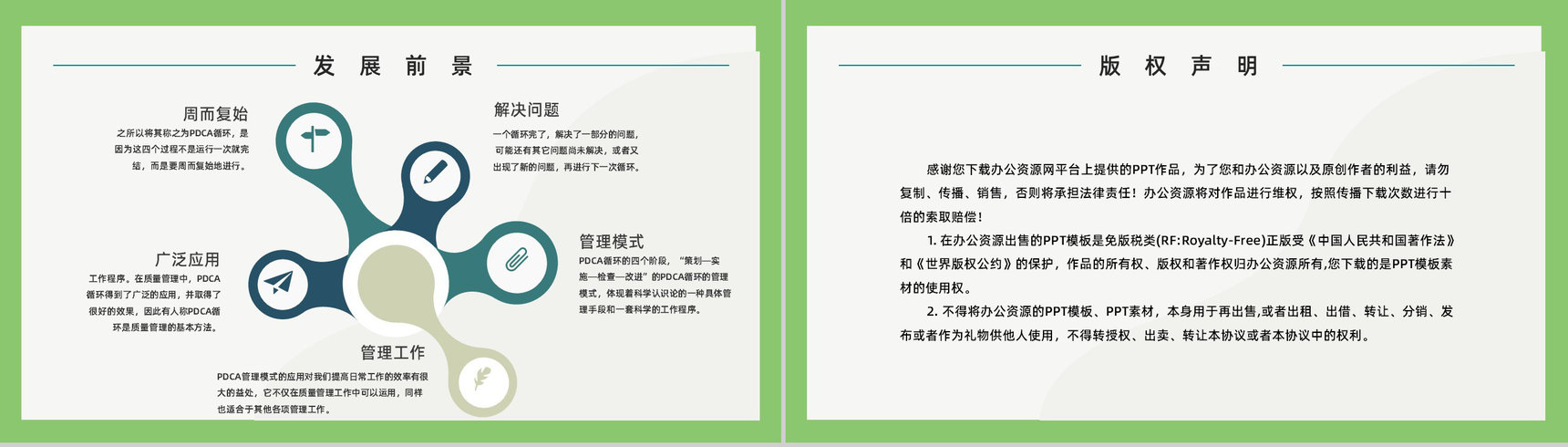 企业员工质量管理PDCA循环的四个阶段知识培训讲座通用PPT模板-8