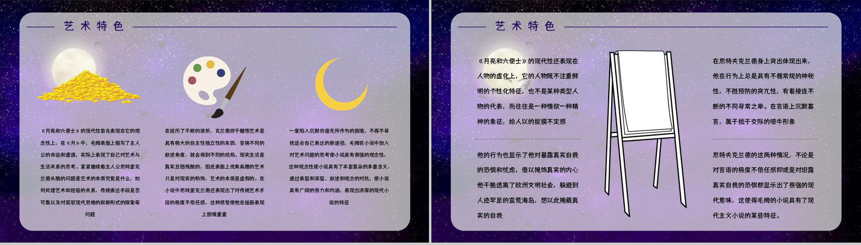 英国经典文学著作《月亮与六便士》小说鉴赏学生阅读技巧提升培训讲座PPT模板-6