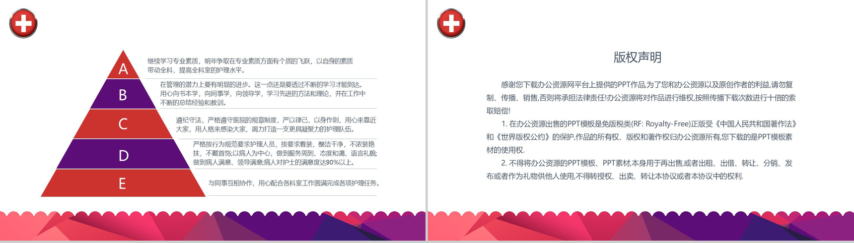 护士长年终述职报告总结通用PPT模板-10