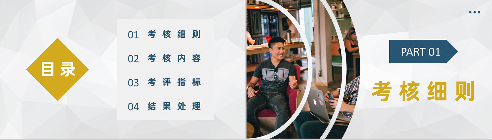 企业销售部门员工月度KPI完成情况绩效考核工作总结PPT模板-2