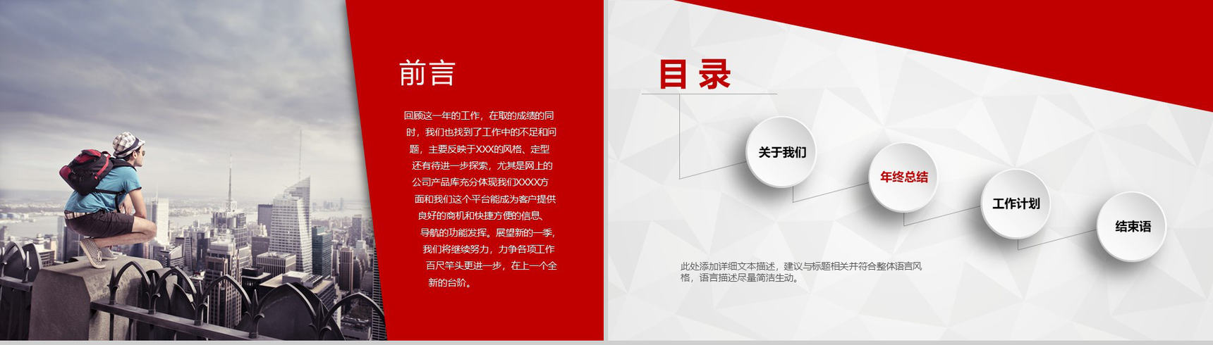 微立体商务个人述职报告工作总结汇报PPT模板-2