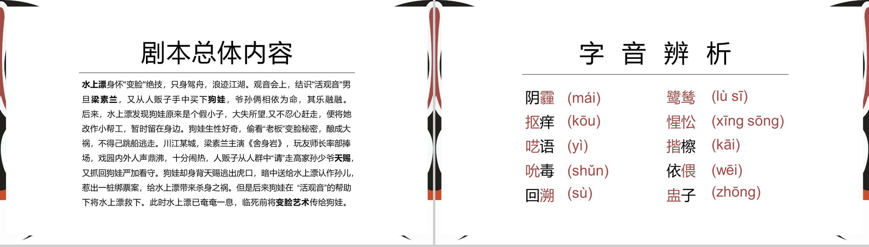 变脸课文学习语文课示范课PPT模板-4