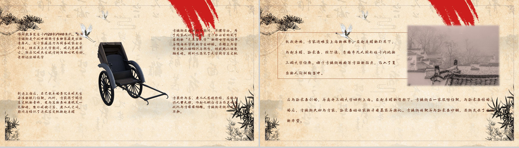 中国经典小说钱钟书《围城》名著阅读鉴赏教师备课课件PPT模板-3