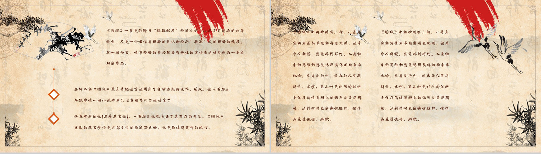 中国经典小说钱钟书《围城》名著阅读鉴赏教师备课课件PPT模板-8