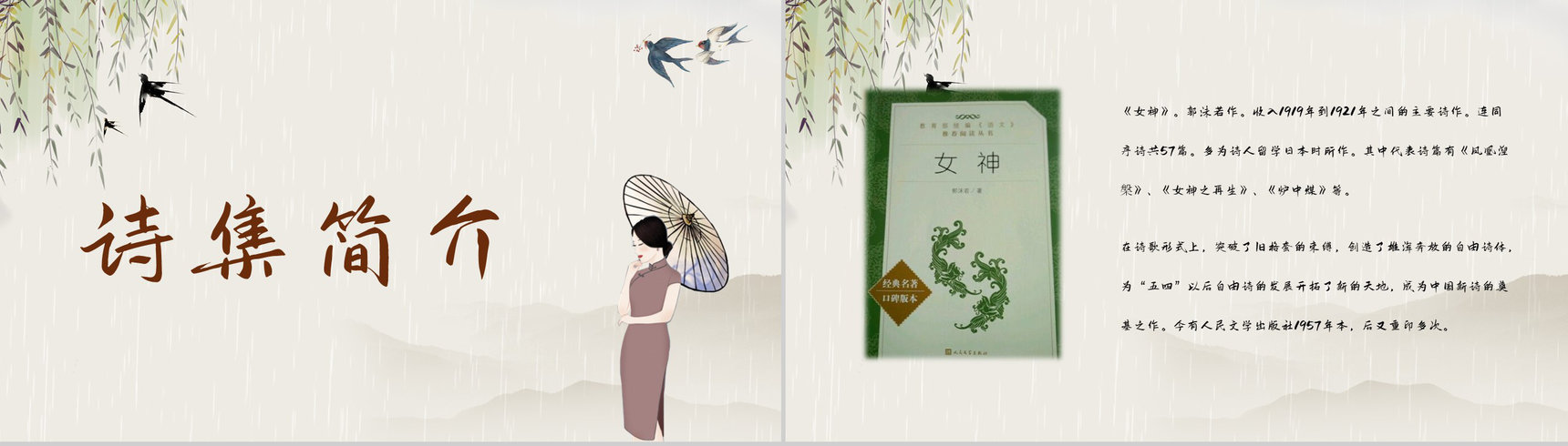 好书推荐之郭沫若代表诗集《女神》阅读体会交流读书兴趣培养PPT模板-10