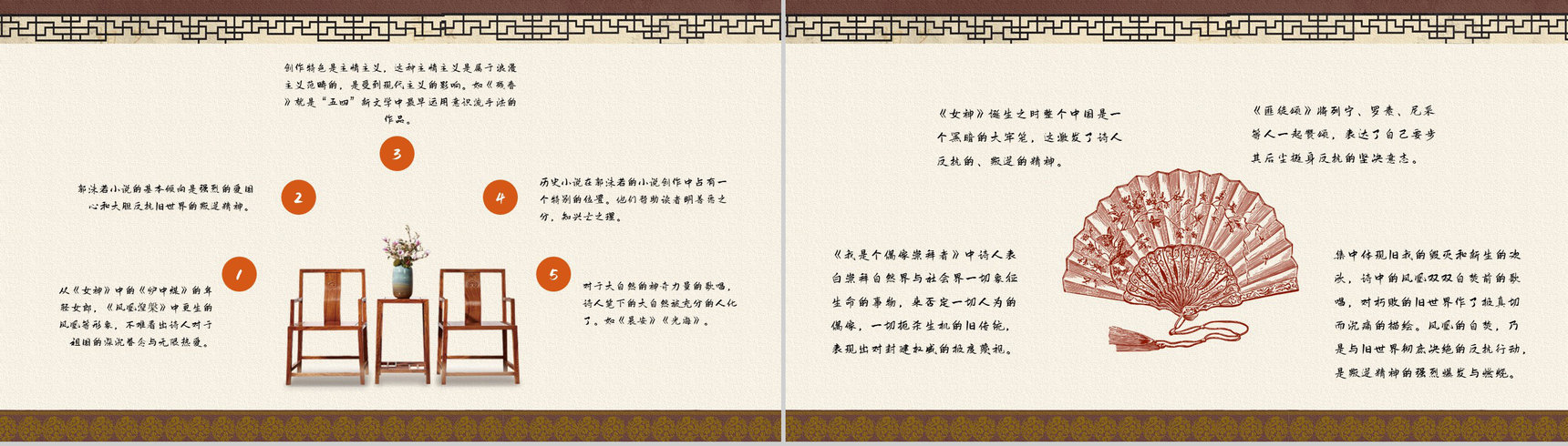 学校学生必读文学郭沫若《女神》经典诗集片段赏析摘抄PPT模板-3