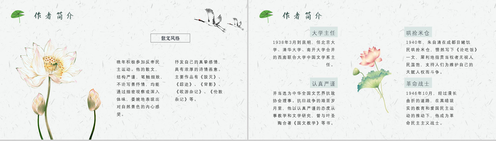 教师备课朱自清《匆匆》艺术特色名著片段赏析PPT模板-7