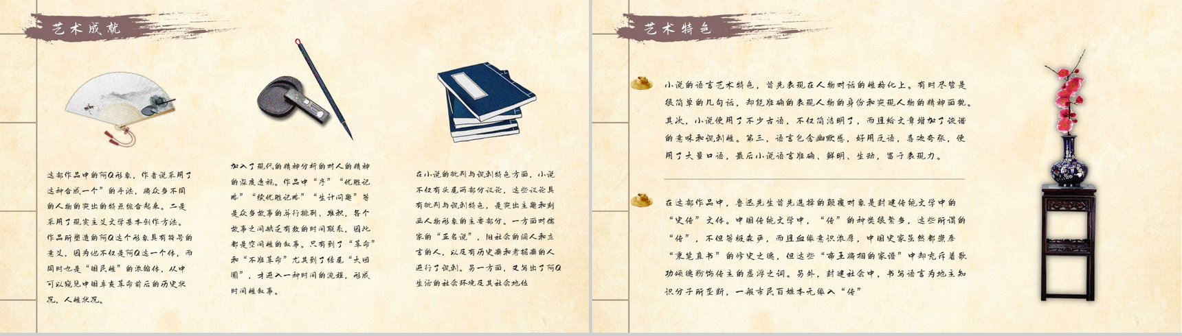 国内著名文学作品鲁迅《阿Q正传》小说简介学生阅读能力培养提升PPT模板-6