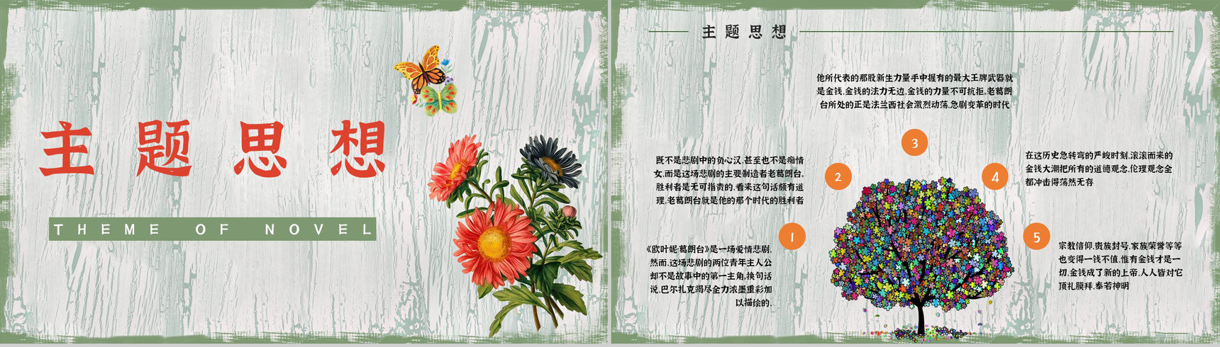 《欧也妮葛朗台》法国著名长篇小说导读鉴赏学生读书笔记整理PPT模板-5